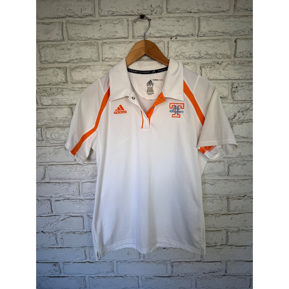 Adidas Team Performance Tennessee Lady Volunteers Polo Shirt Womens Size Large